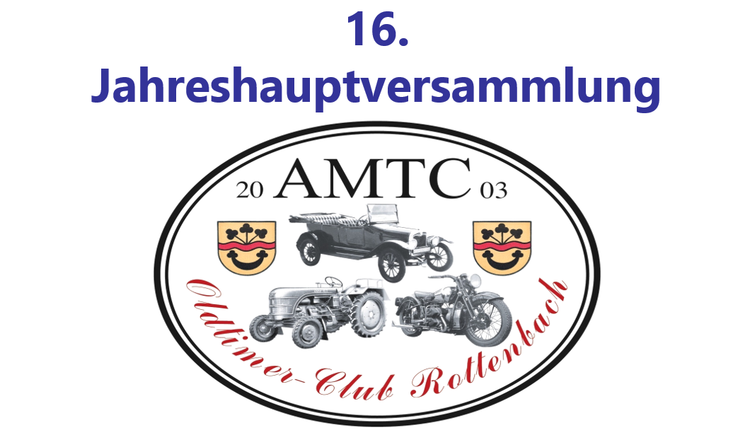 AMTC Jahreshauptversammlung